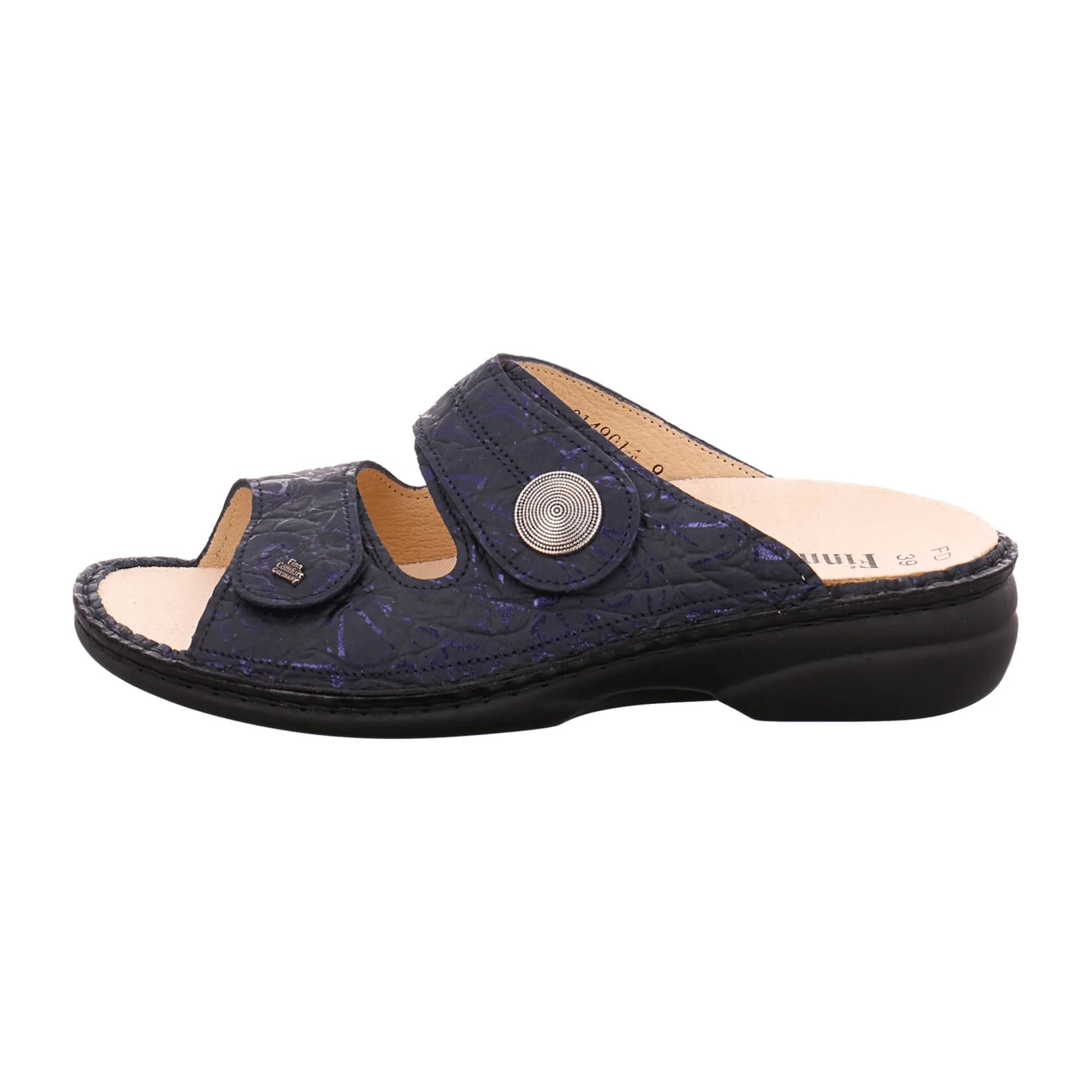 Finn Comfort Sansibar Women's Stylish Blue Sandals – Comfort and Durability