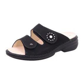 Finn Comfort Women's Comfort Slides, Stylish Black - Durable & Versatile