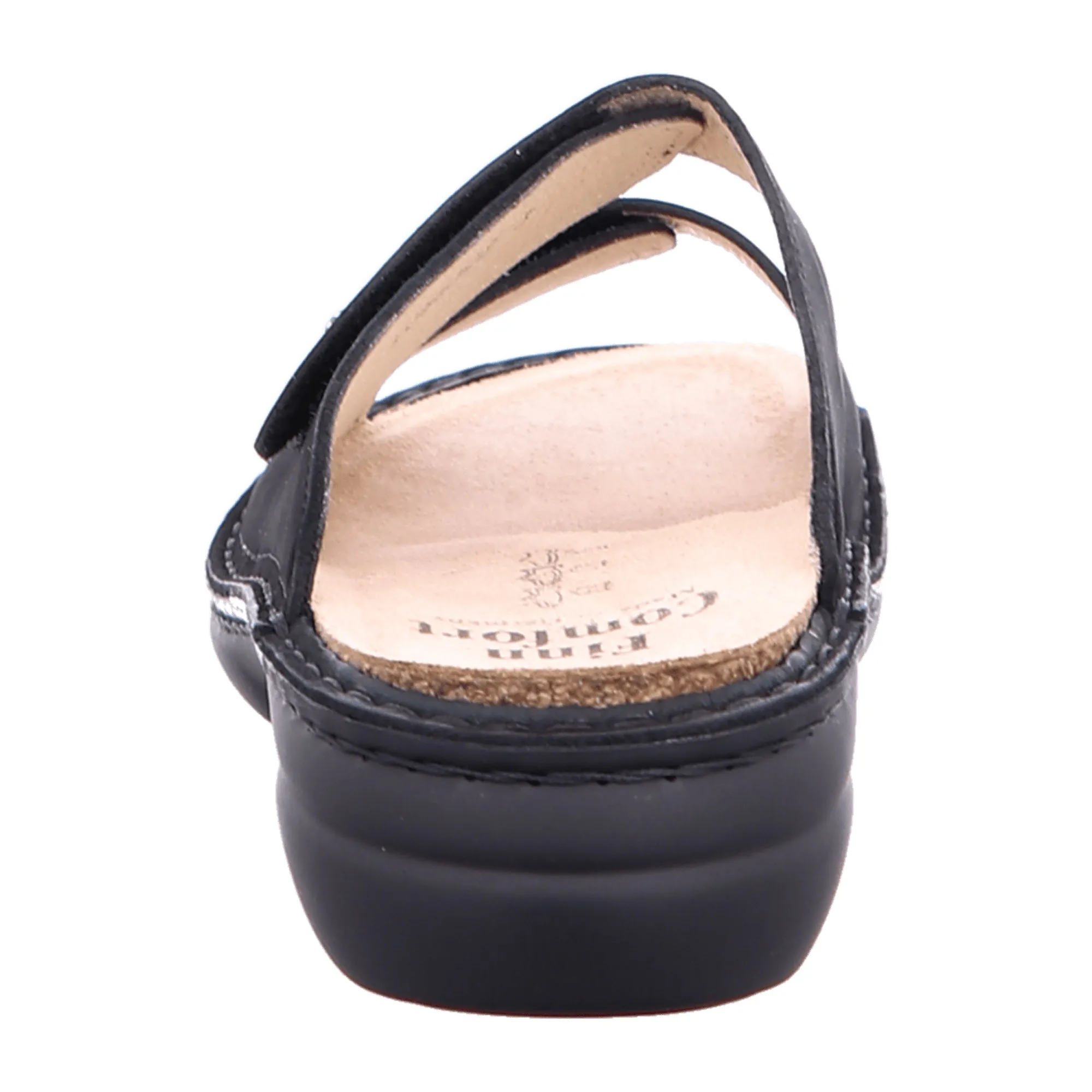 Finn Comfort Women's Comfort Slides, Stylish Black - Durable & Versatile