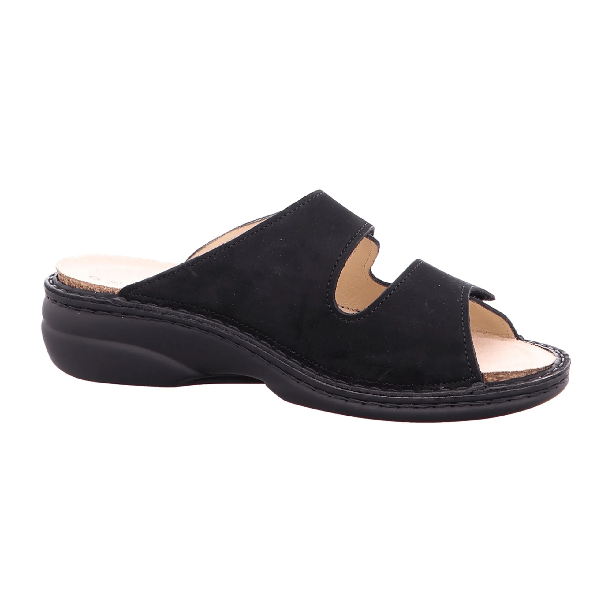 Finn Comfort Women's Comfort Slides, Stylish Black - Durable & Versatile