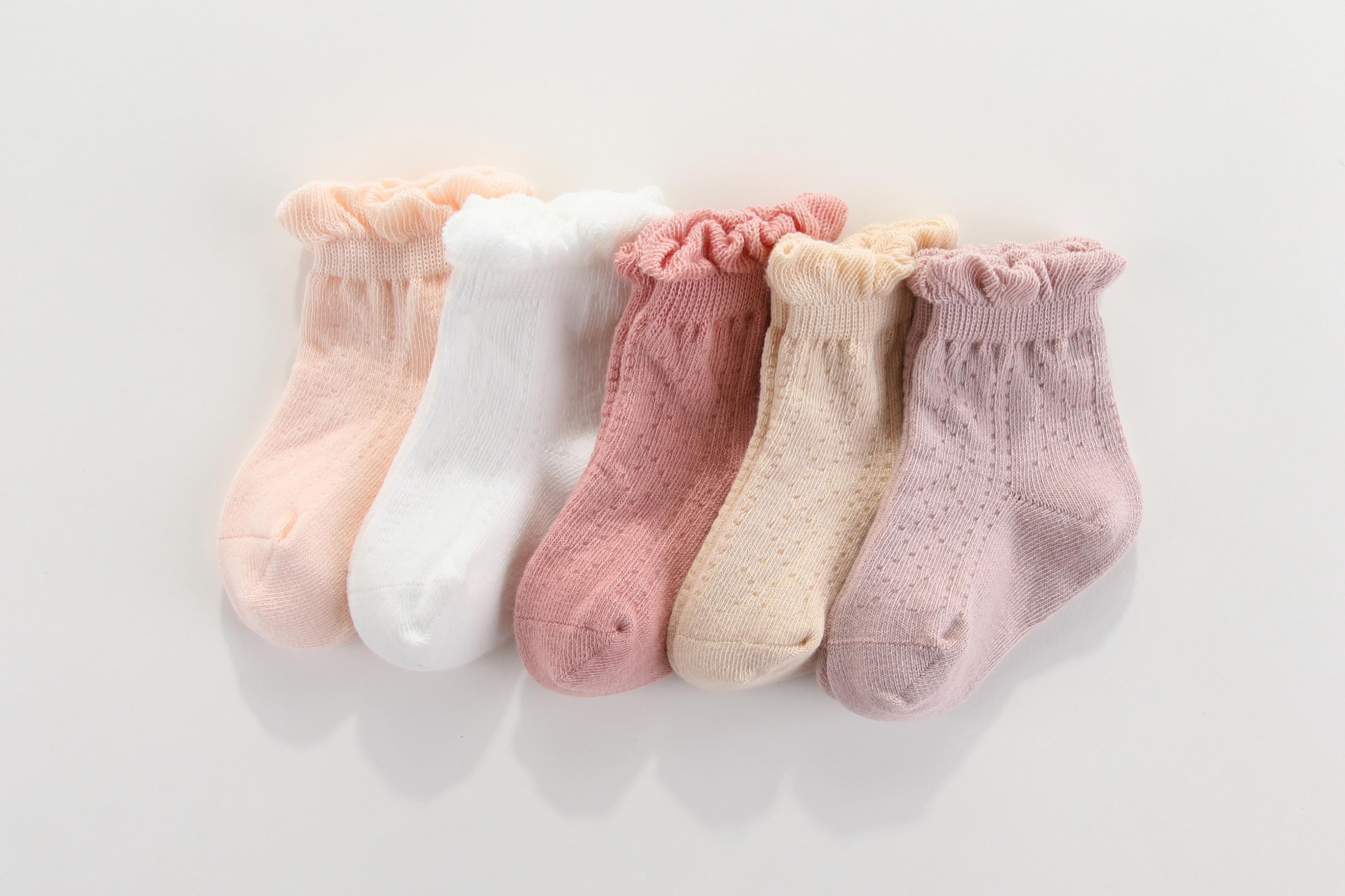 Frilly Crew Socks - 2packs: 0-1, 1-2Y, 2-4Y, 4-6Y, 6-8Y