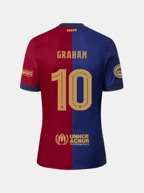 GRAHAM | LIGA F Women's home jersey 24/25 FC Barcelona