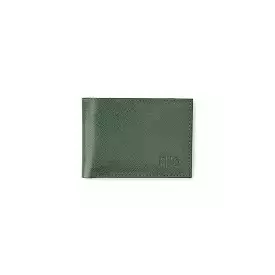 Green Saffiano Leather Wallet