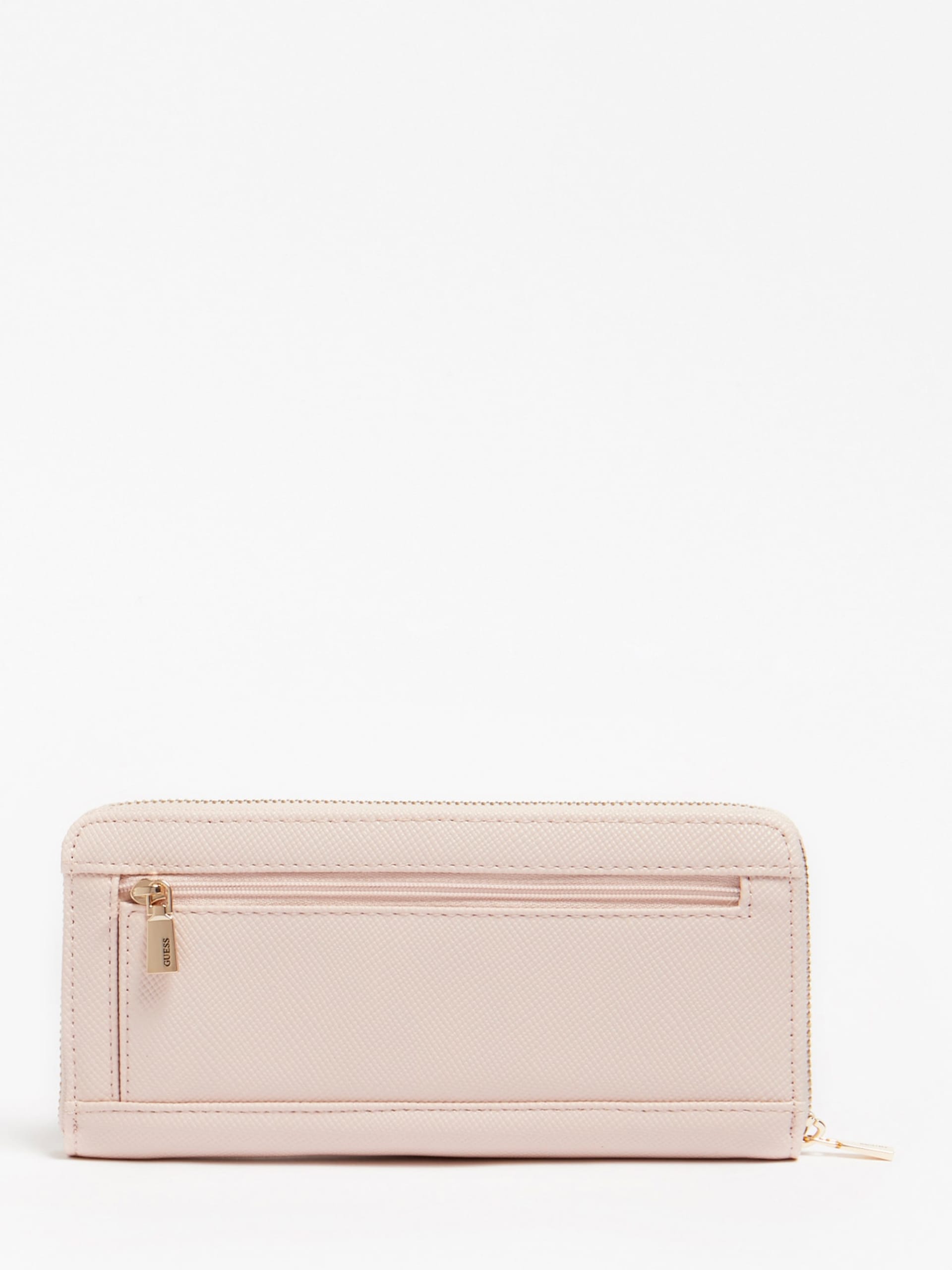 Guess Laryn Ziparound Wallet, Light Rose