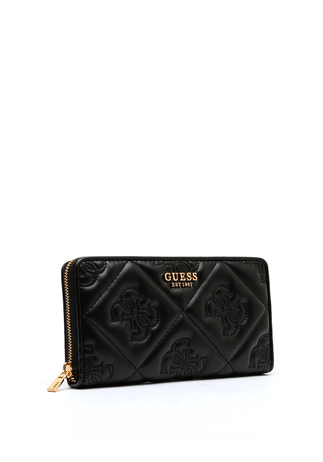 GUESS Marieke Embossed 4G Logo Maxi Wallet Black