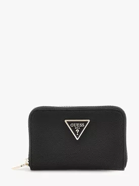 GUESS Meridian Triangle Logo Wallet Black