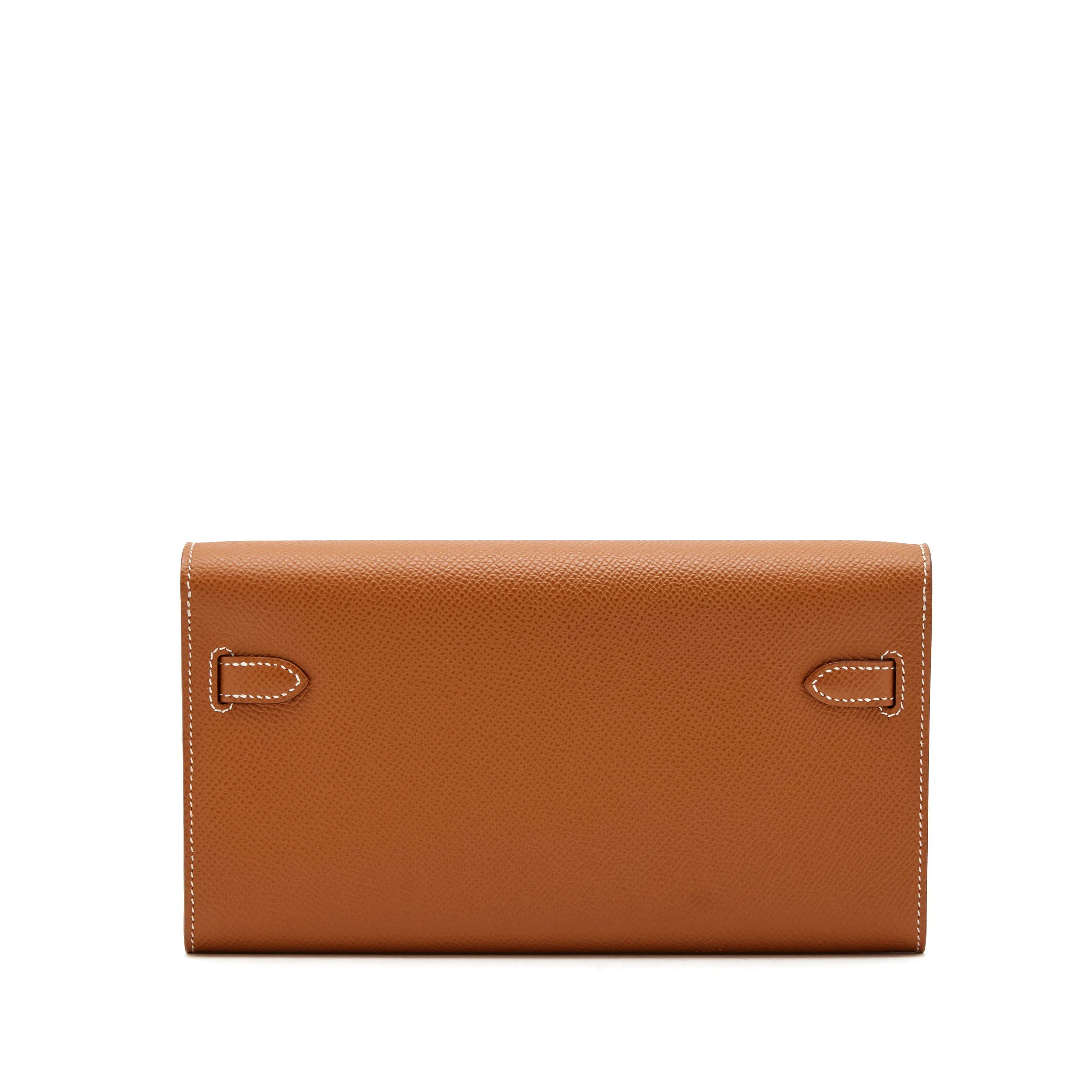 Hermès Gold Epsom Kelly To Go Wallet Palladium Hardware, 2022