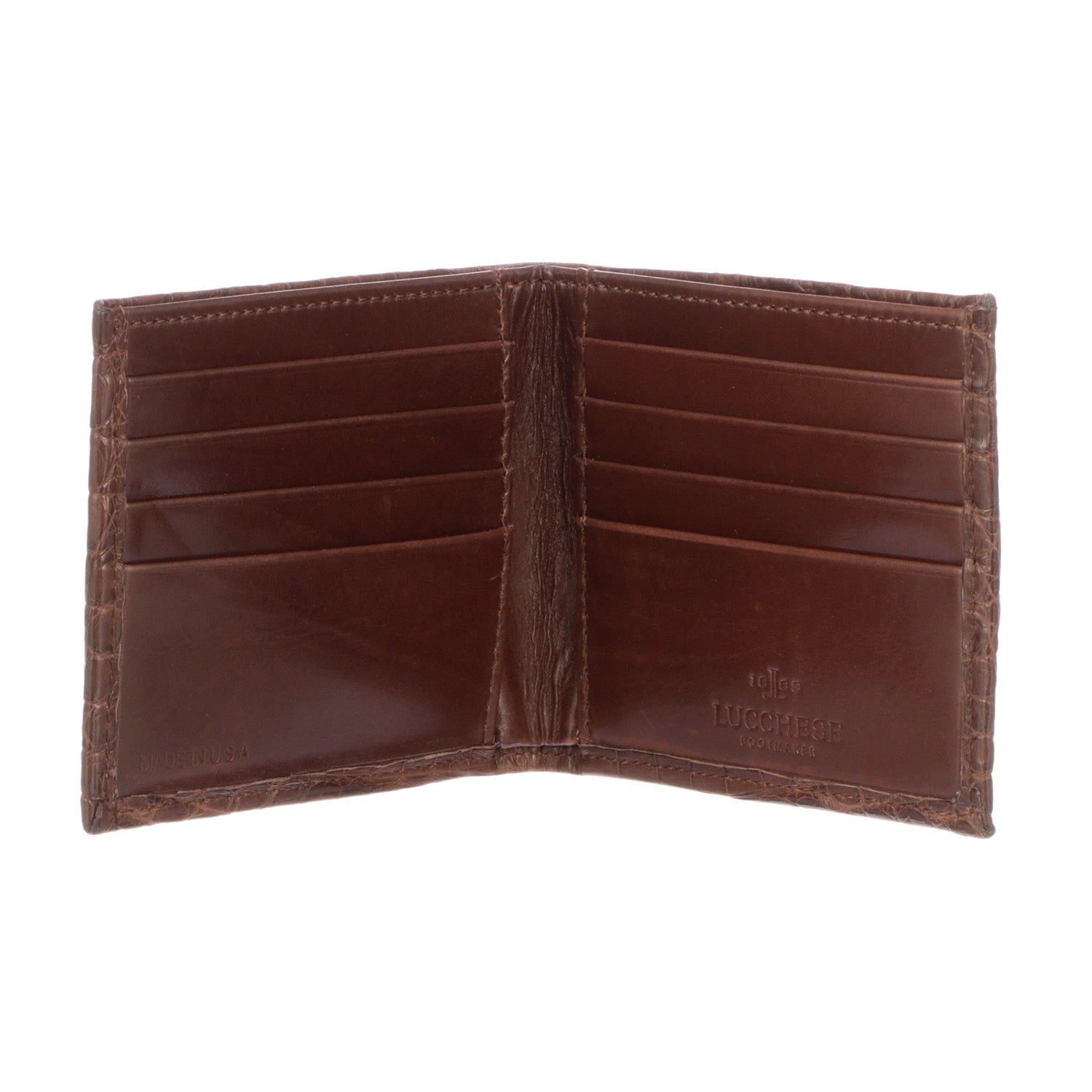 Hipster Wallet – Crocodile :: Sienna