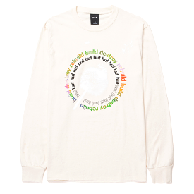 HUF T-SHIRT DANDELION LS NATURAL