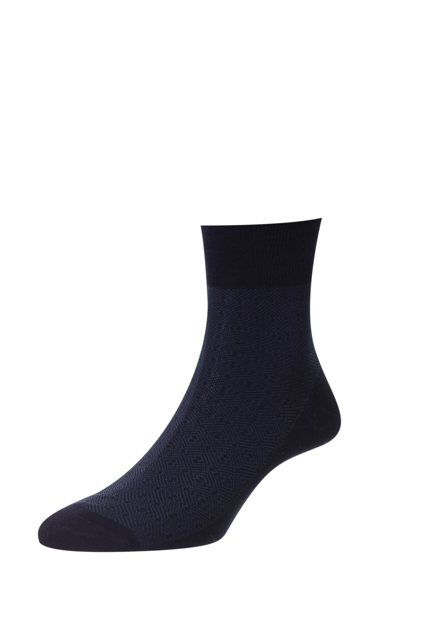 Hyde Tonal Pattern Egyptian Cotton Men's Socks