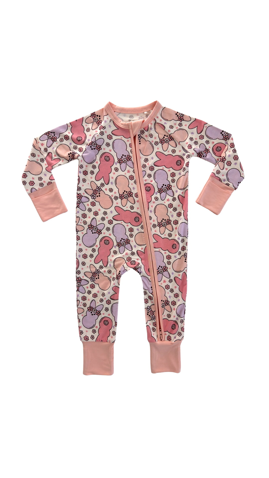 In My Jammers - Snuggle Bunny Zipper Romper