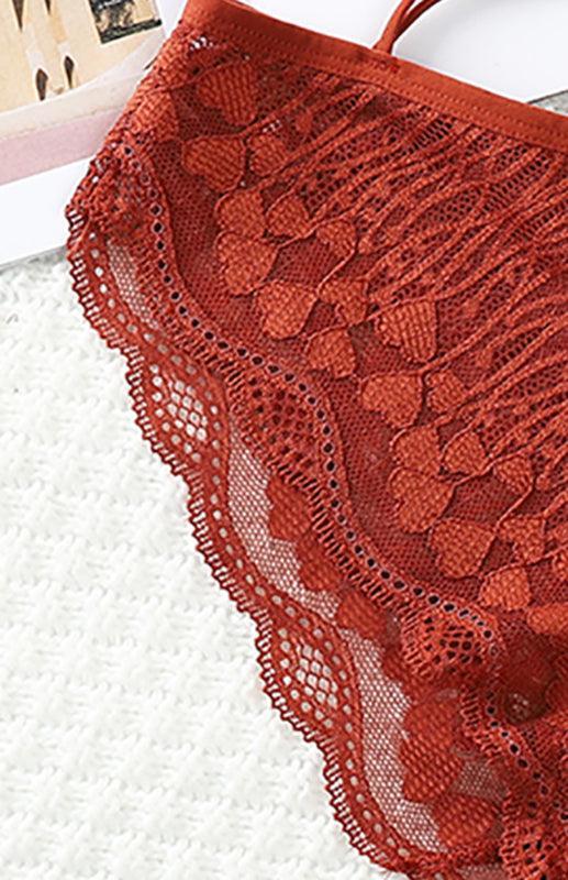 Lace Cross Strap Women Panties