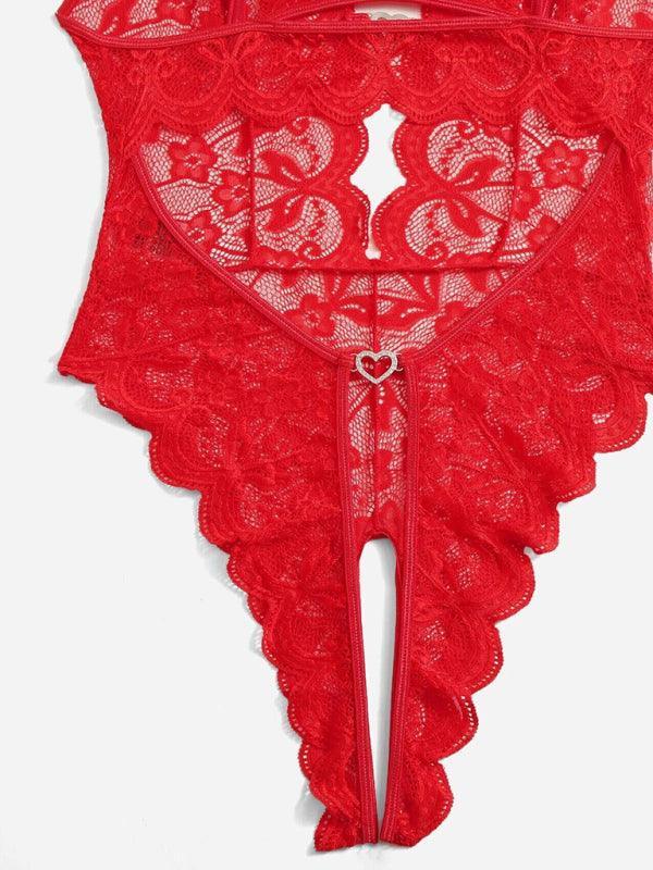 Lace Crotch-free Teddies for Women