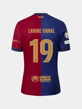 LAMINE YAMAL | UCL Women's home jersey 24/25 FC Barcelona