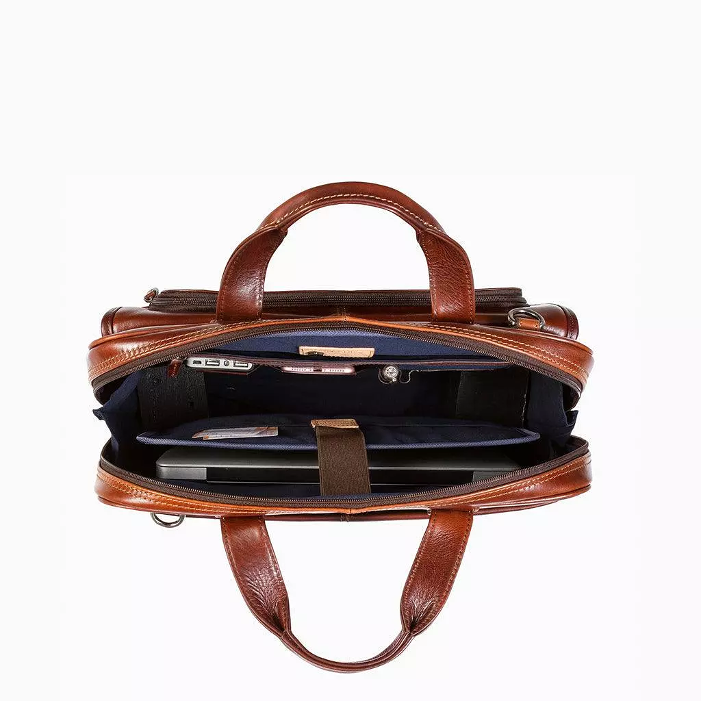 Large Multi Compartment Briefcase