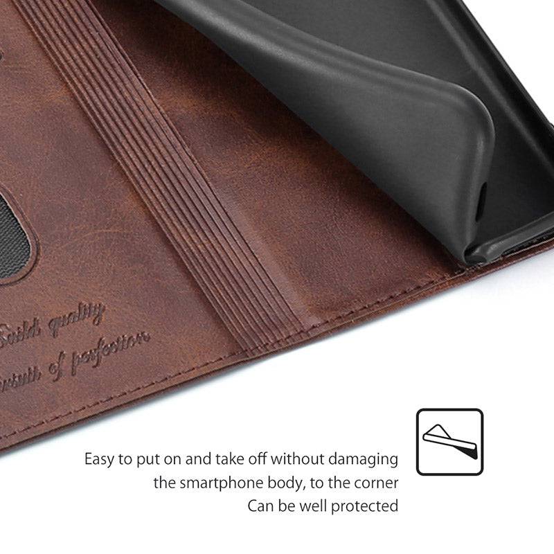 Leather Flip Wallet Cover for Samsung A12