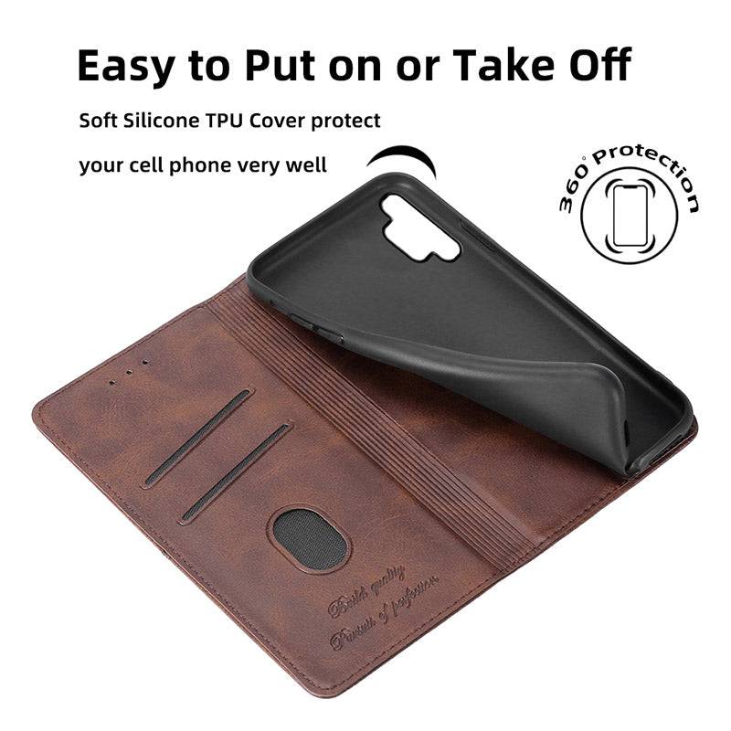 Leather Flip Wallet Cover for Samsung A32