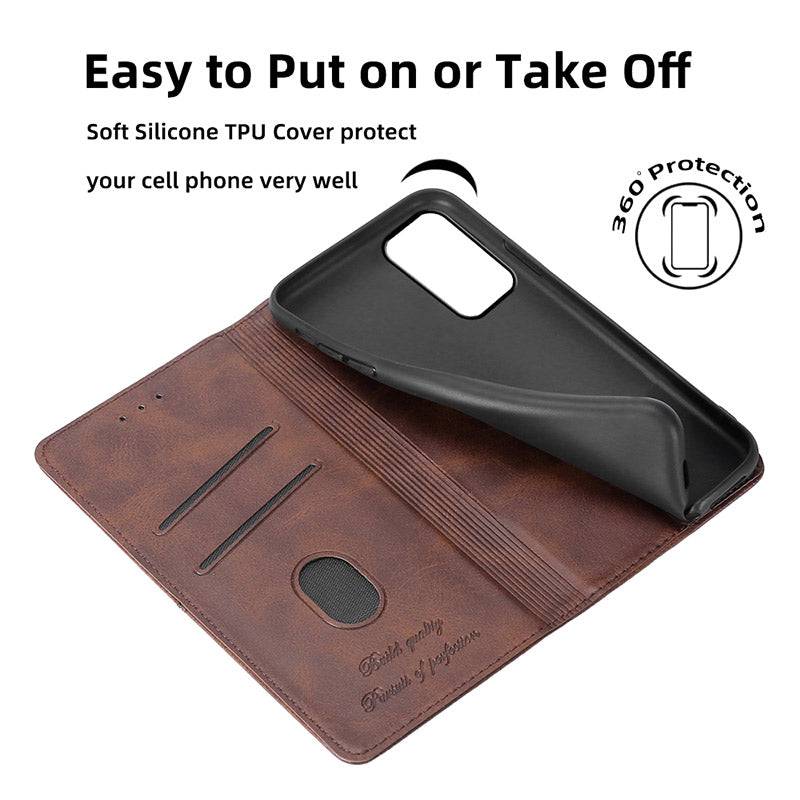 Leather Flip Wallet Cover for Samsung A52