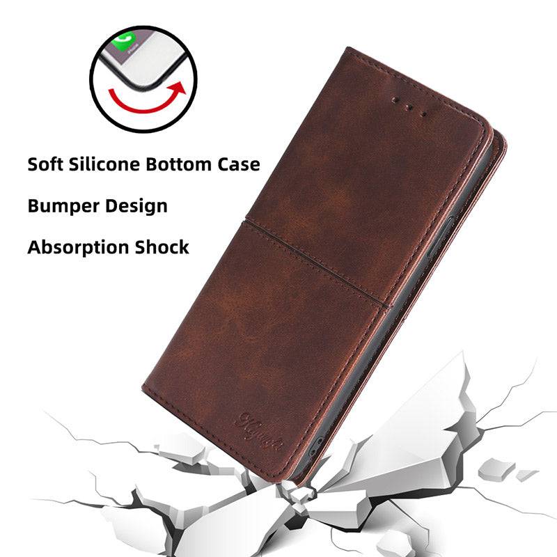 Leather Flip Wallet Cover for Samsung A52