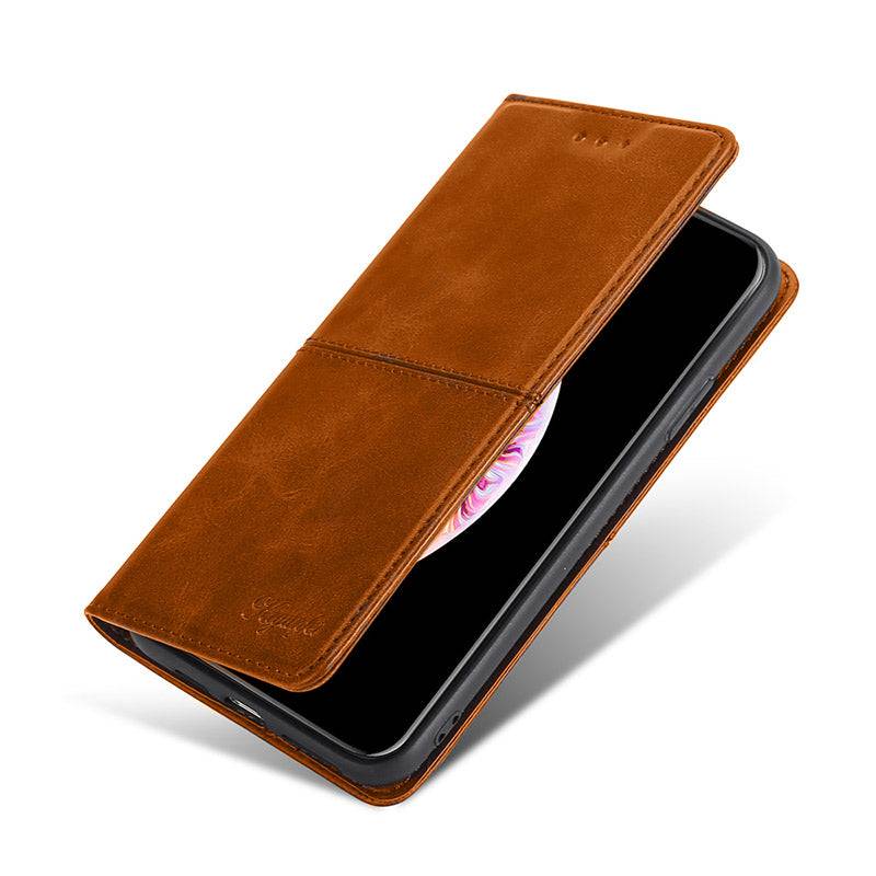 Leather Flip Wallet Cover for Samsung A52