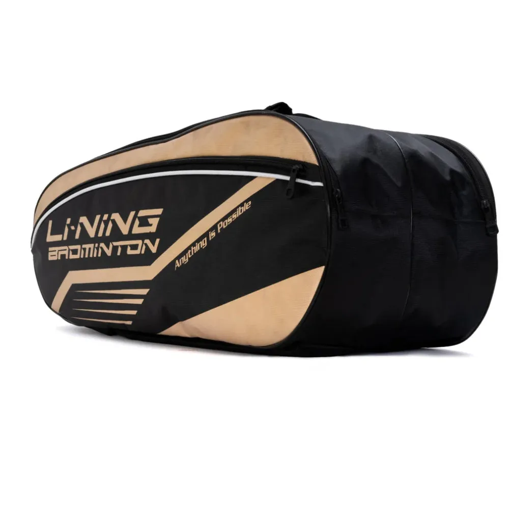 Li-Ning ABDS683 Badminton Kit Bag (Black/Gold)