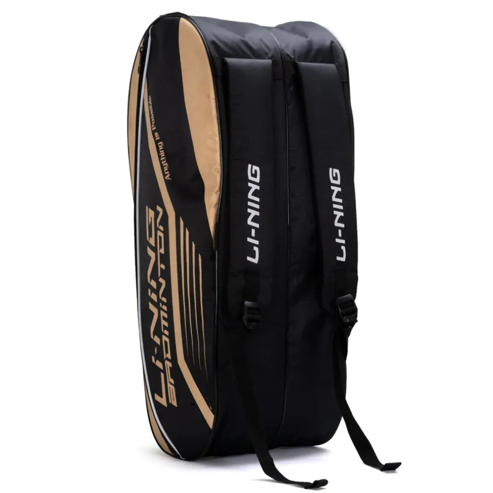 Li-Ning ABDS683 Badminton Kit Bag (Black/Gold)