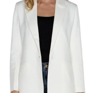 Lily Button Front Blazer