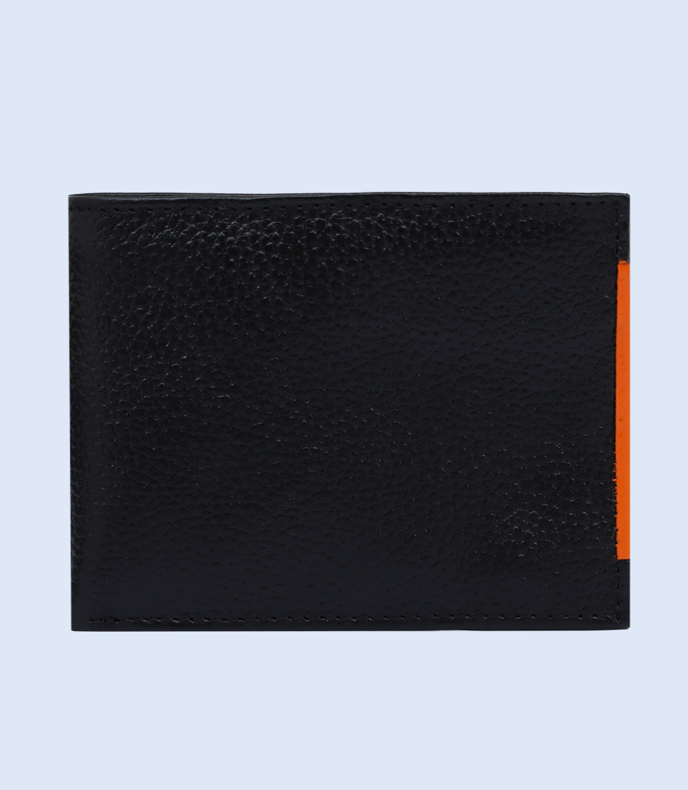 MA1360-BLACK-ORNG-Men Wallet