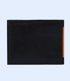 MA1360-BLACK-ORNG-Men Wallet