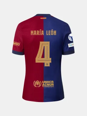 MARA LEN  | UWCL Women's home jersey 24/25 FC Barcelona