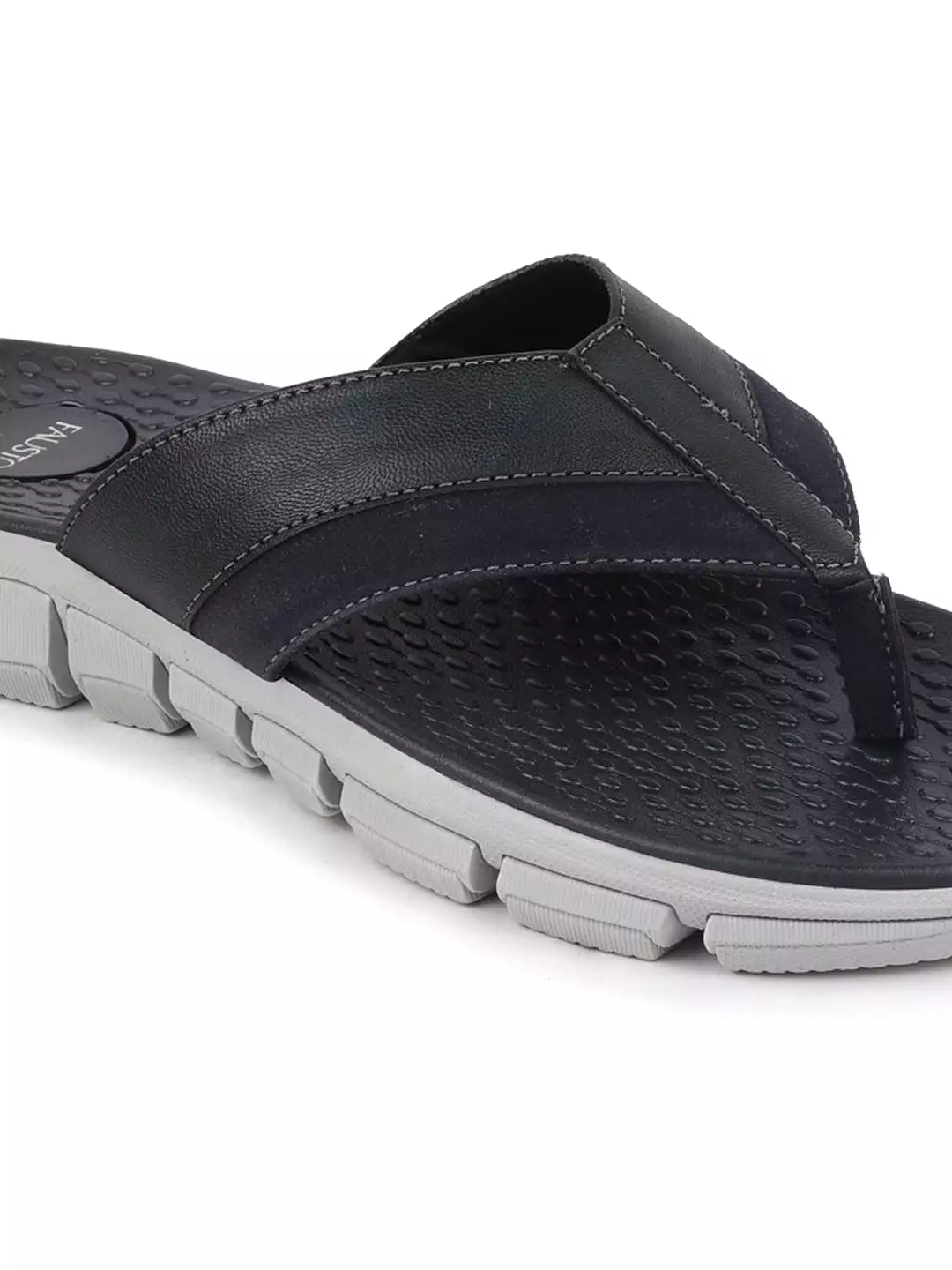 Men Navy Blue Slip On Casual Flexible Phylon Sole Slippers