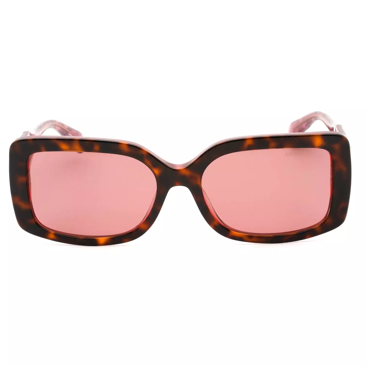 Michael Kors 0MK2165 Sunglasses Dark Tortoise Geranium Pink / Pink Brown Women's