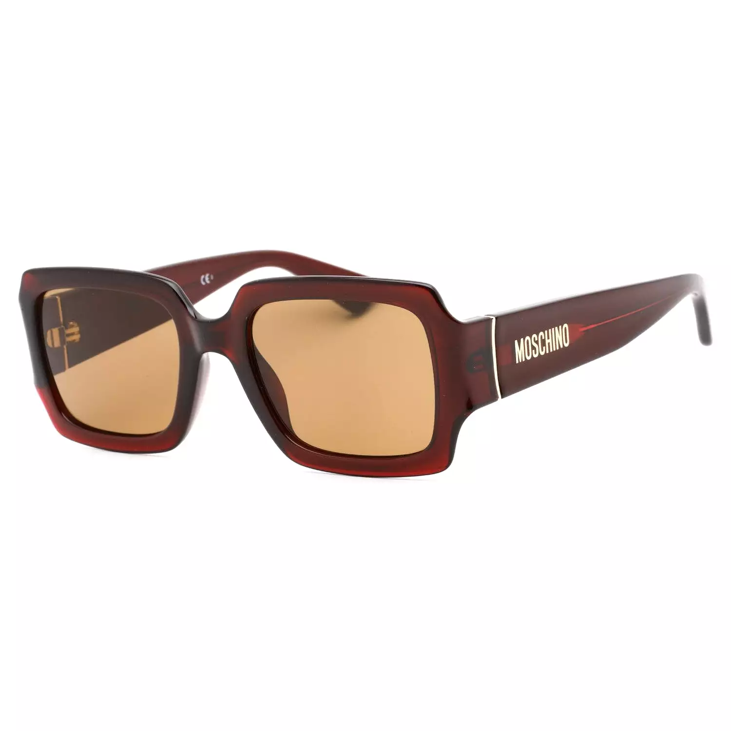 Moschino MOS063/S Sunglasses Red / Brown Women's