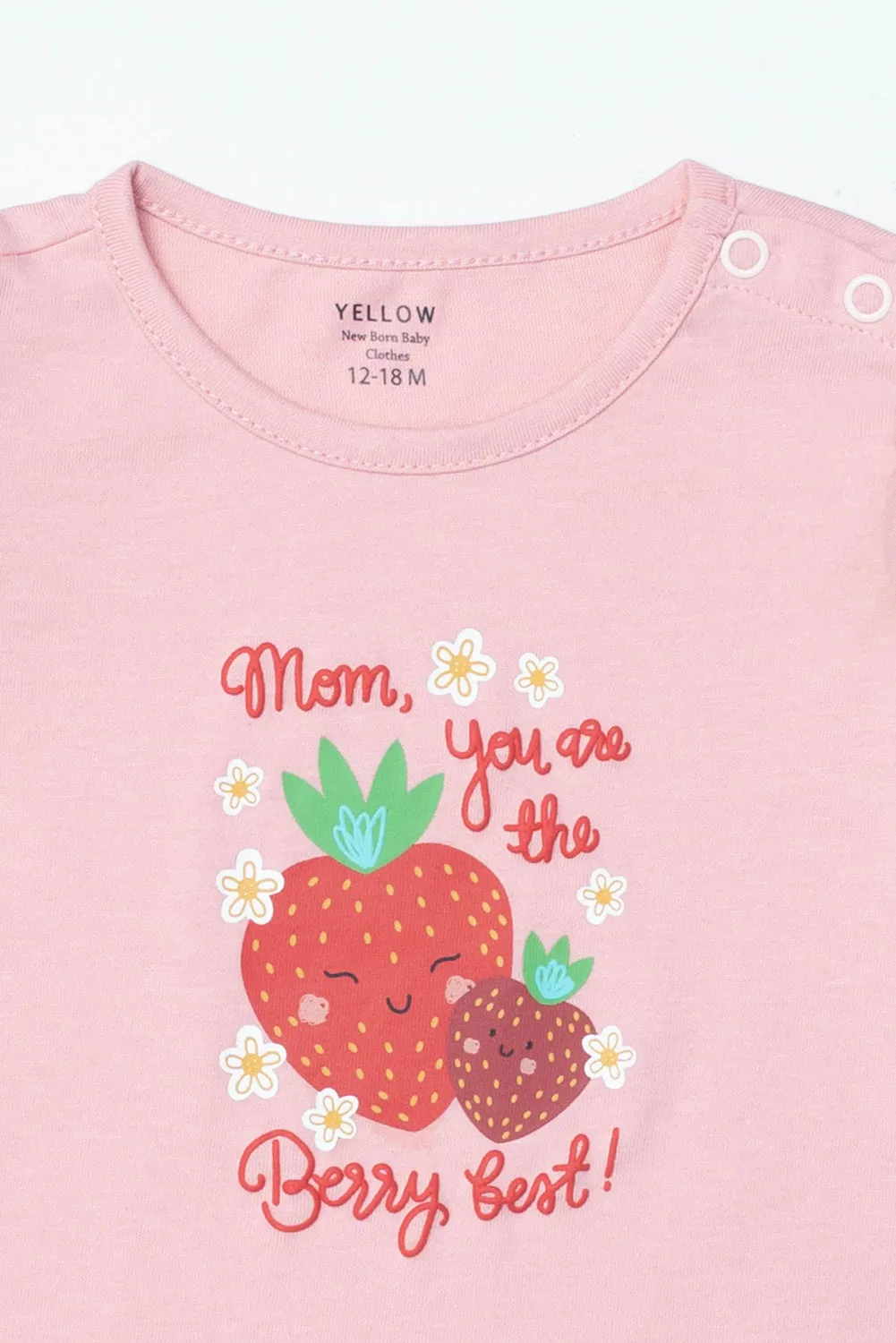 Newborn Girls T-Shirt (0-6 Months)