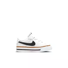 Nike White/Black/Desert Ochre Court Legacy Toddler Sneaker