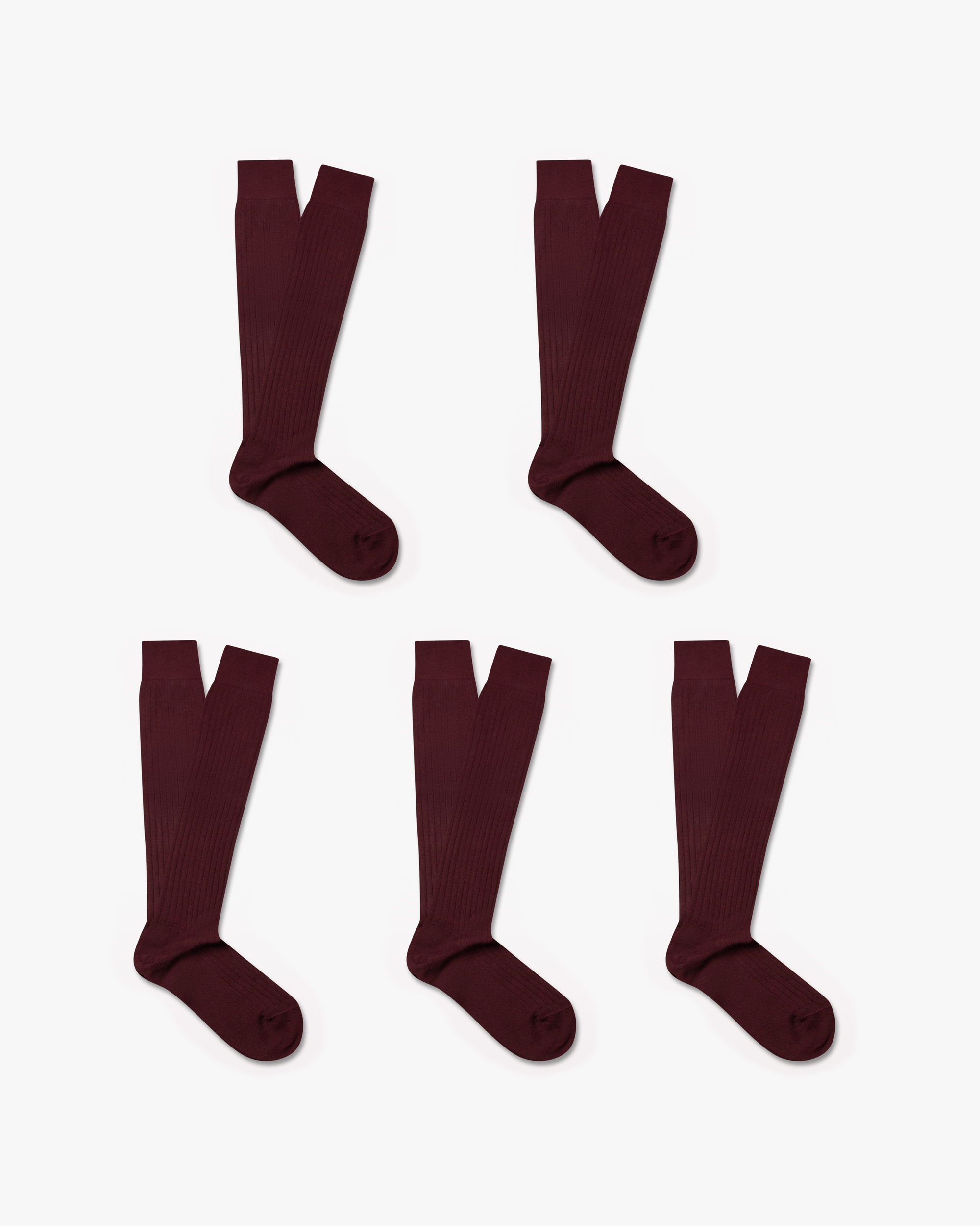 Nils – Knee-High Cotton Socks – 5-pack