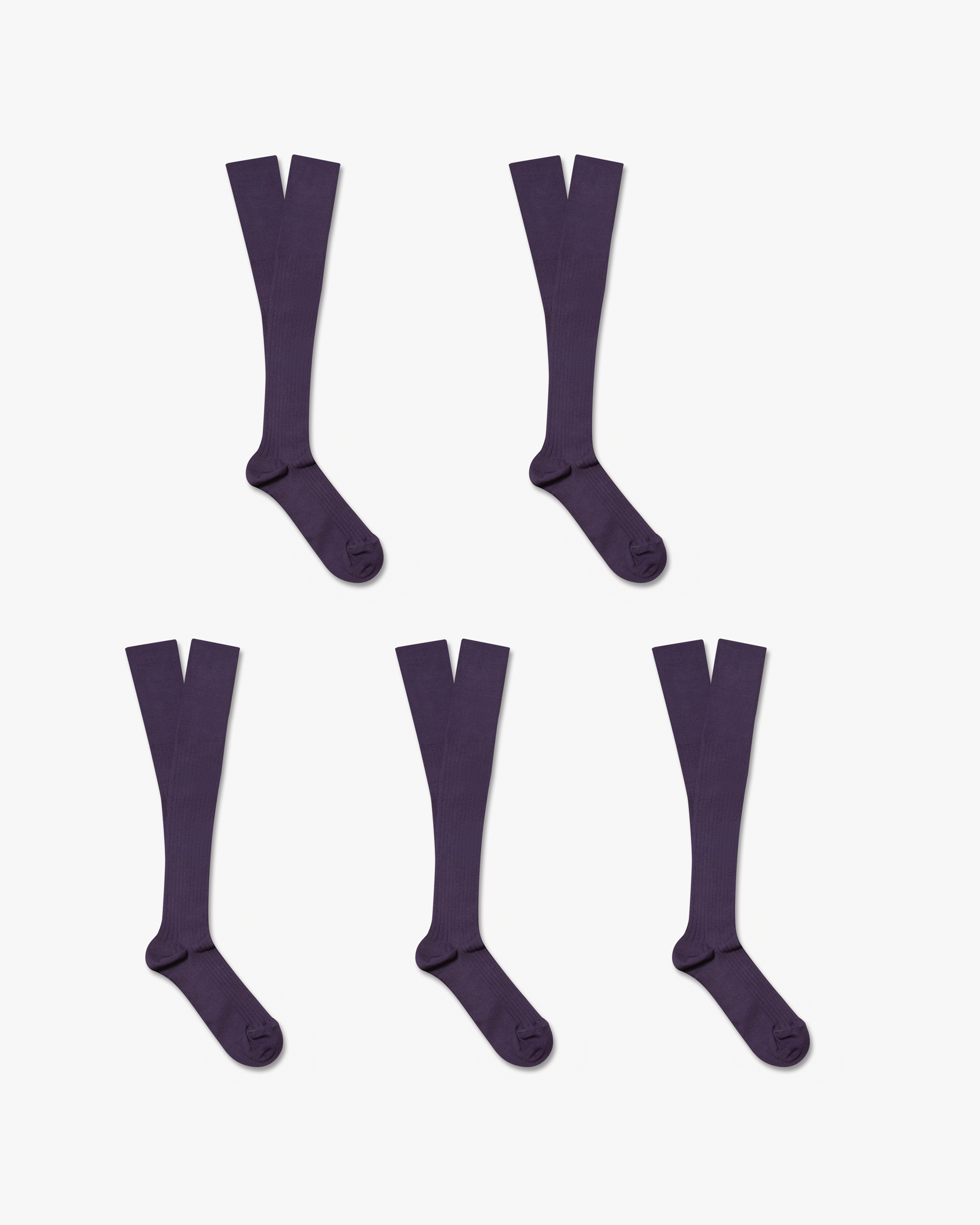 Nils – Knee-High Cotton Socks – 5-pack