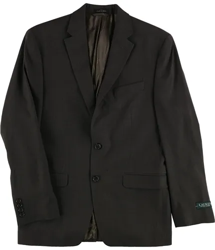 Ralph Lauren Mens Textured Two Button Blazer Jacket, TW2