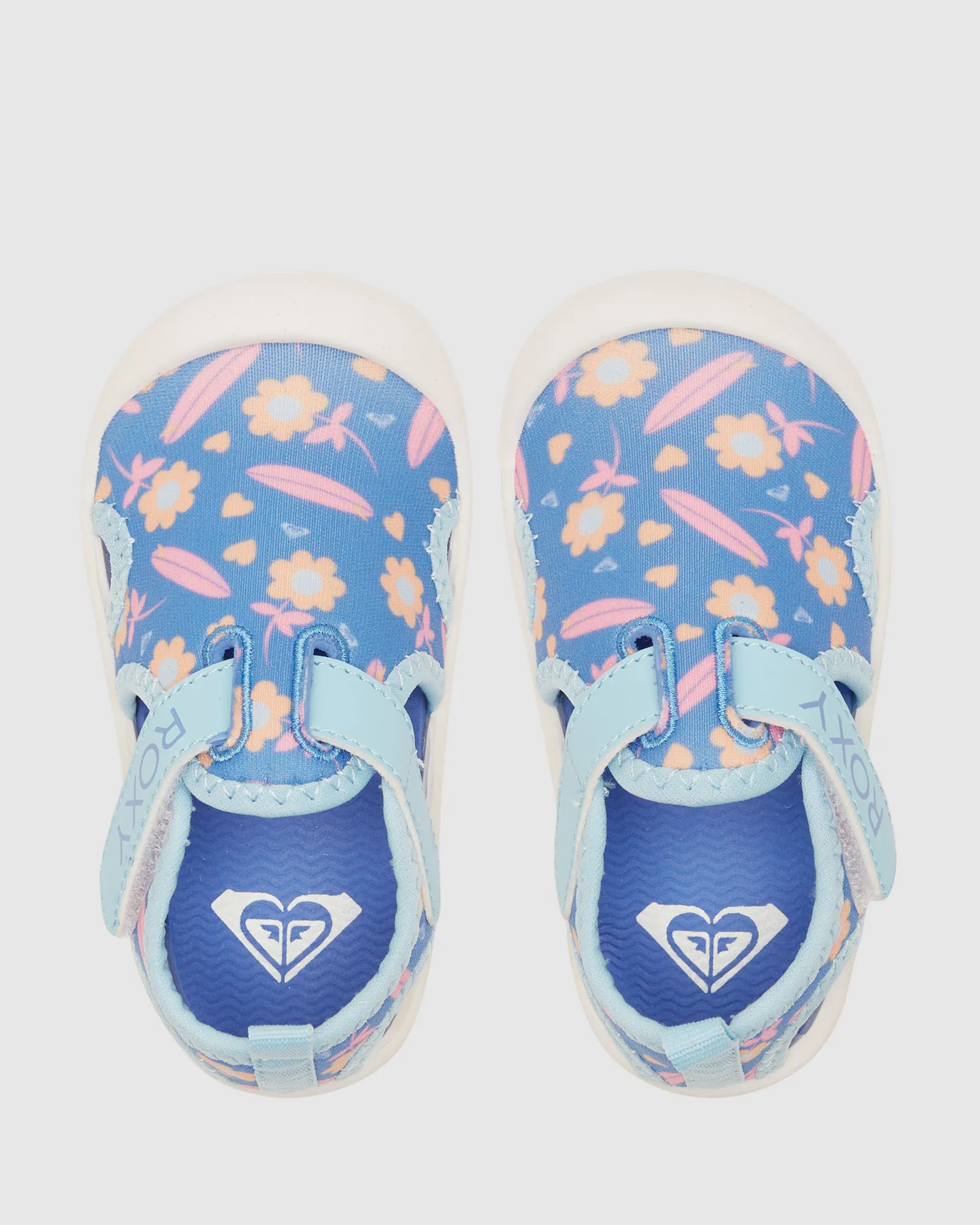 Roxy Grom - Slip-On Shoes For Toddlers - Blue Pink | SurfStitch