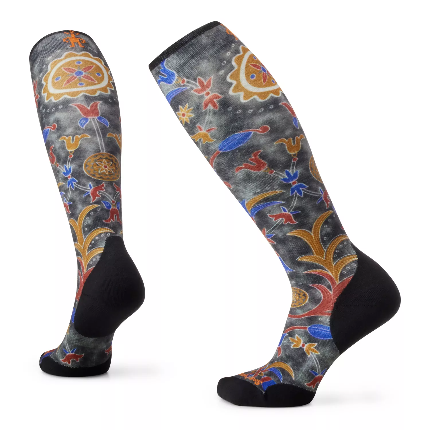 Royal Floral Print Target Cush Sock