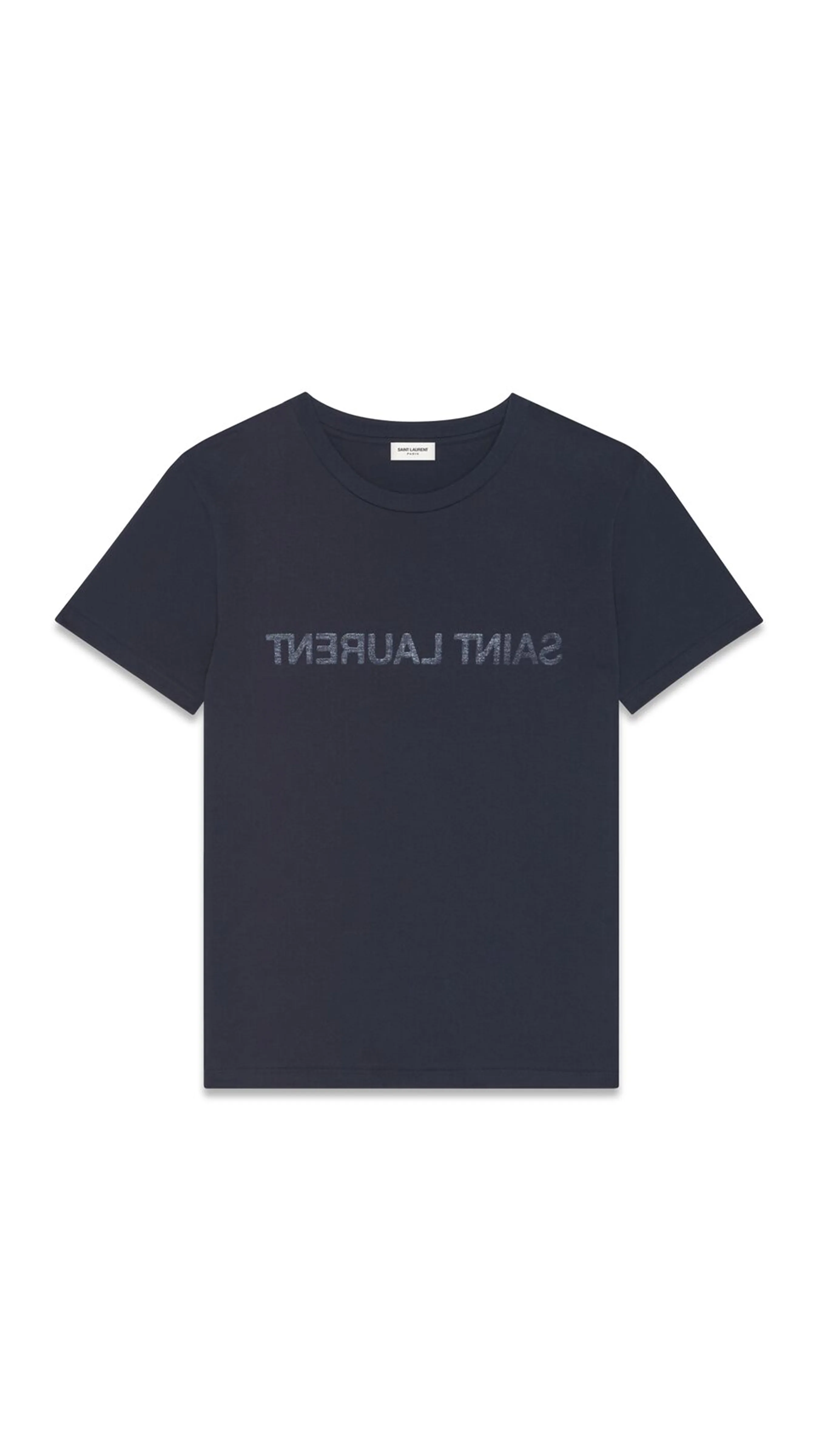 Saint Laurent Reverse T-Shirt - Navy