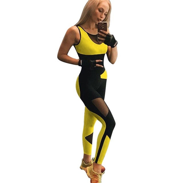 SALSPOR Women Sexy Fitness gym workout Yoga Suit