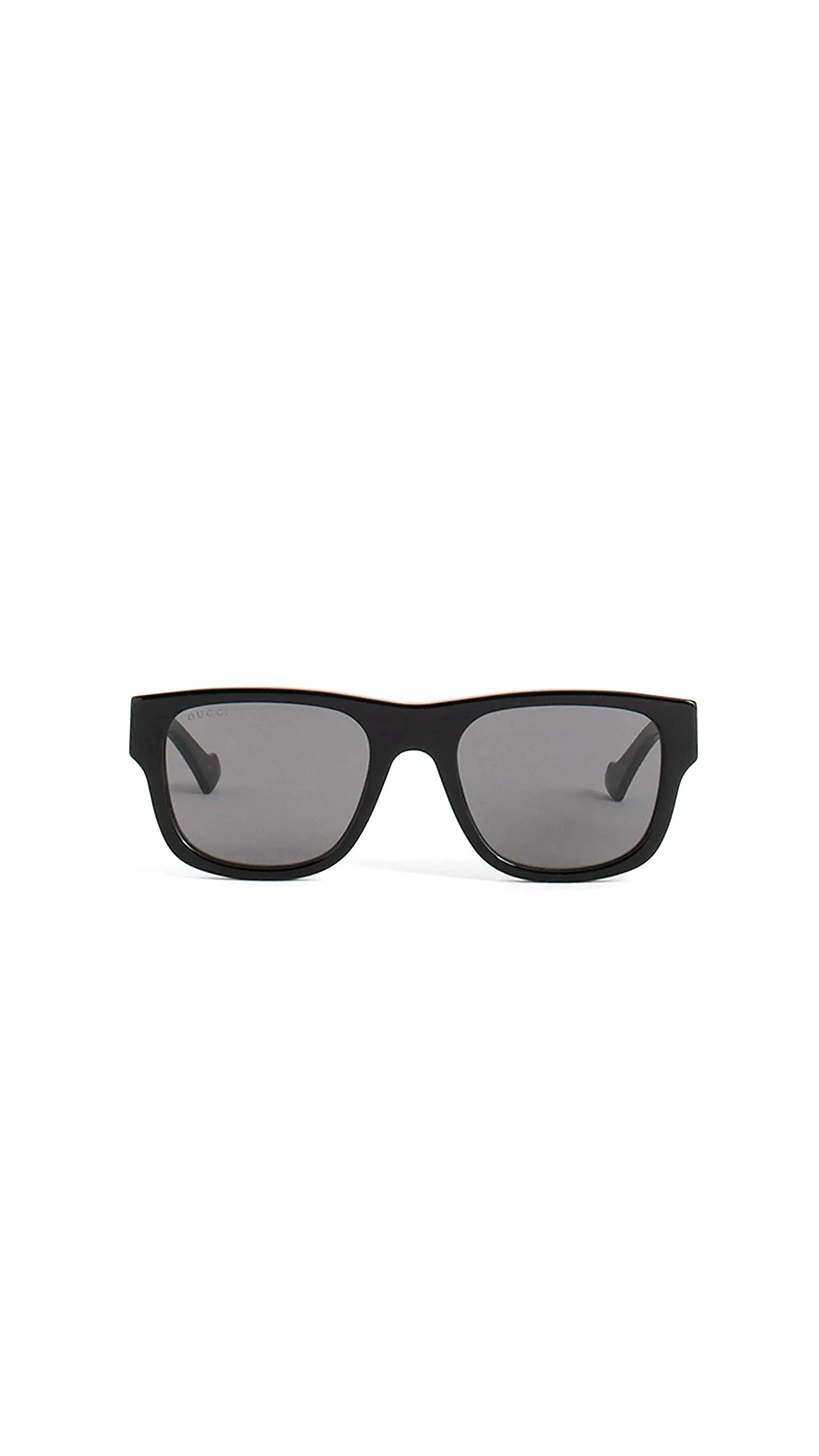 Square Frame Sunglasses - Black