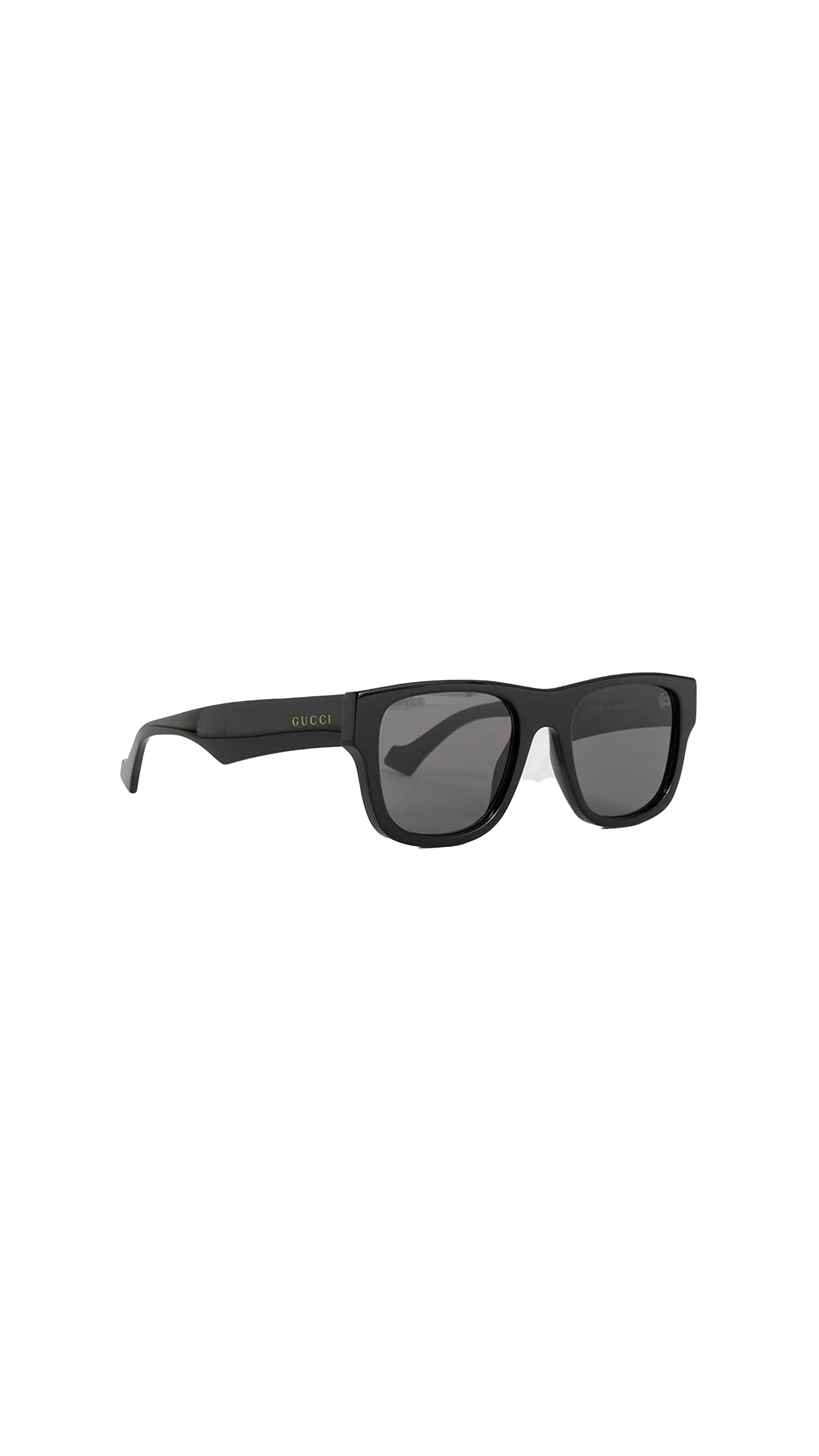 Square Frame Sunglasses - Black