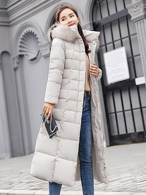 Stay Warm and Stylish with Women's Long Puffer Jacket