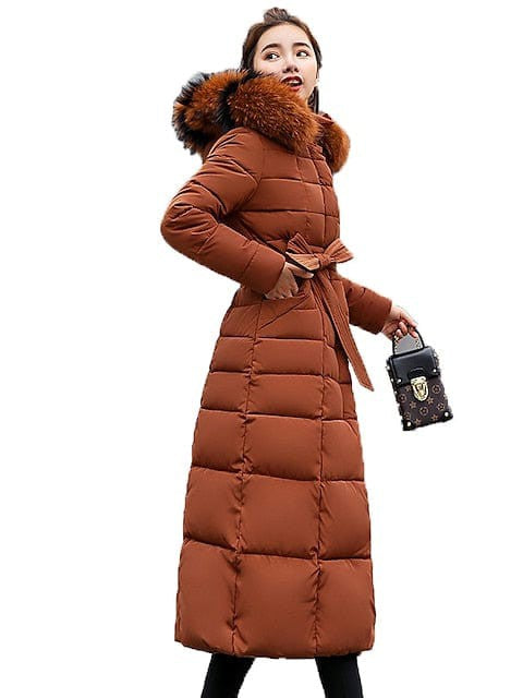 Stay Warm and Stylish with Women's Long Puffer Jacket