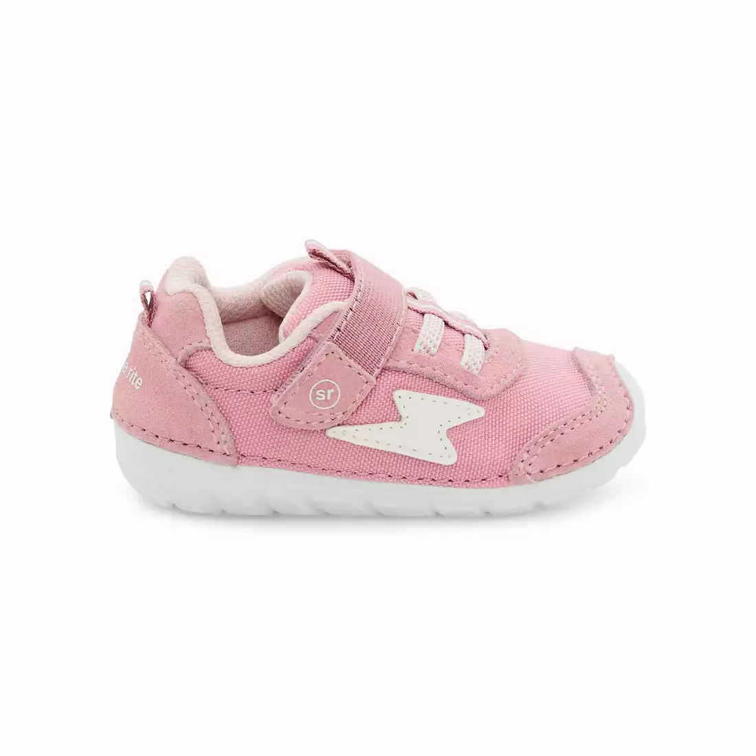 Stride Rite Pink Zips Runner Baby/Toddler Sneaker