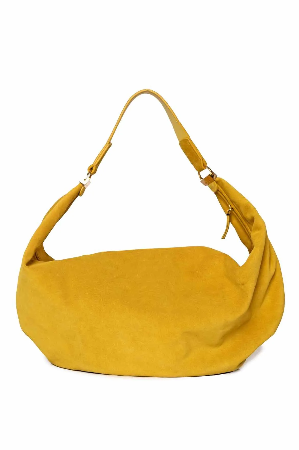 The Row Sling Suede Shoulder Bag