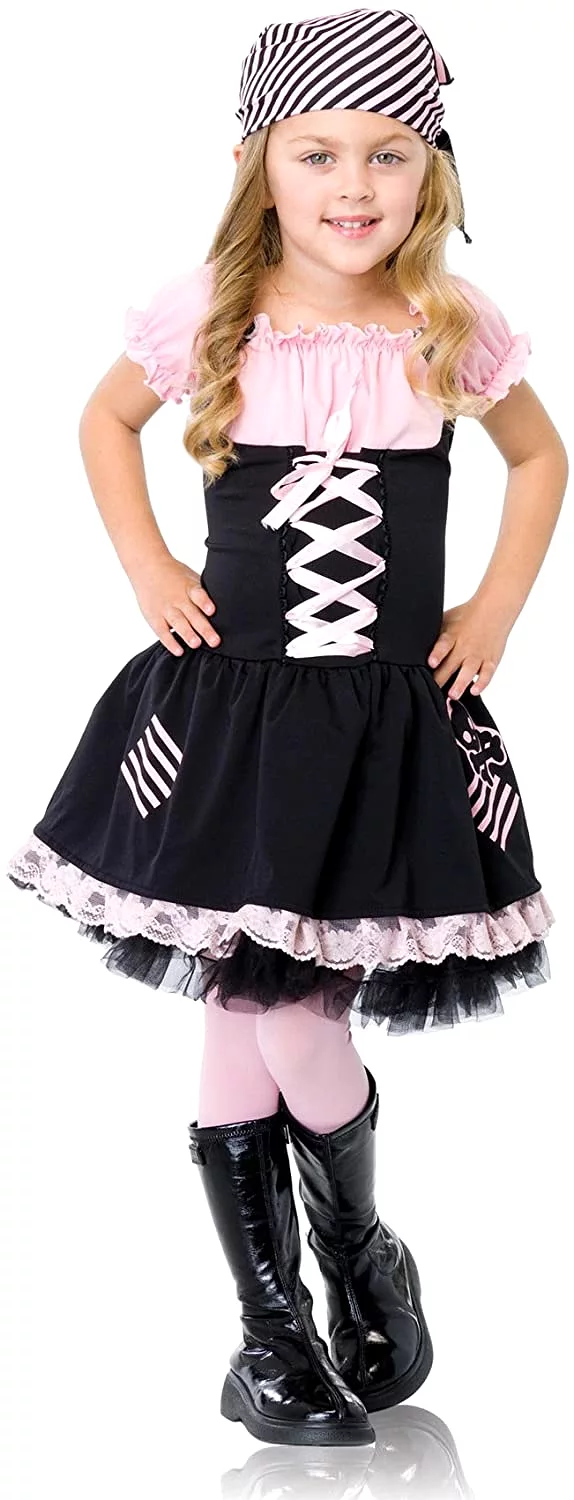 Treasure Hunt Pirate Dress Girls Medium Costume