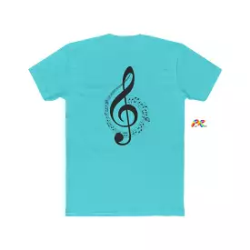 Treble Clef Shirt Men's Cotton Crew T-Shirt